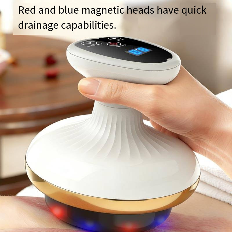 Masseur électrique rechargeable à ventouses intelligentes pour le dos, tendance, avec massage Gua Sha par aspiration sous vide